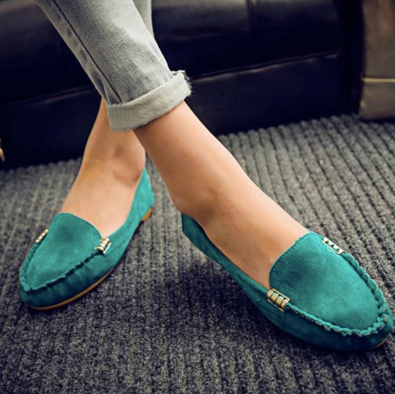 Margo Dames Slip-on Loafer Zwarte Schoenen - Zwart