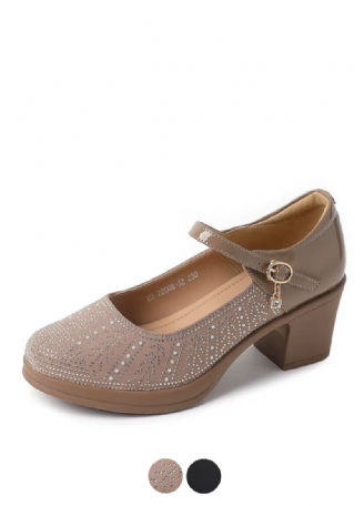 Margot Patent Pumps Met Dikke Hak Voor Dames