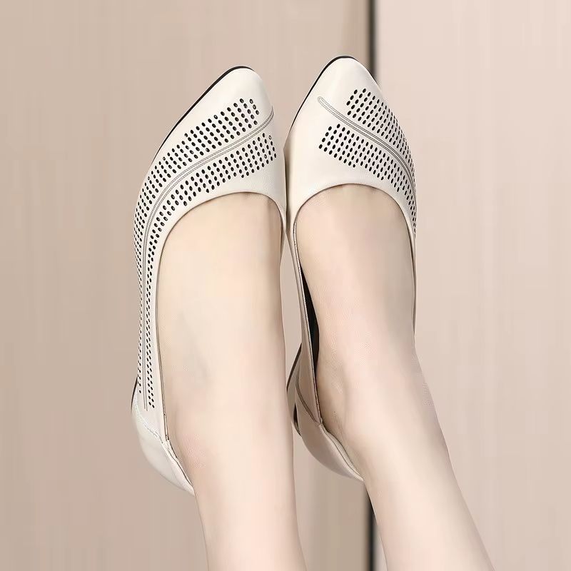 Maria Dames Lage Hak Dress Pump - Zwart