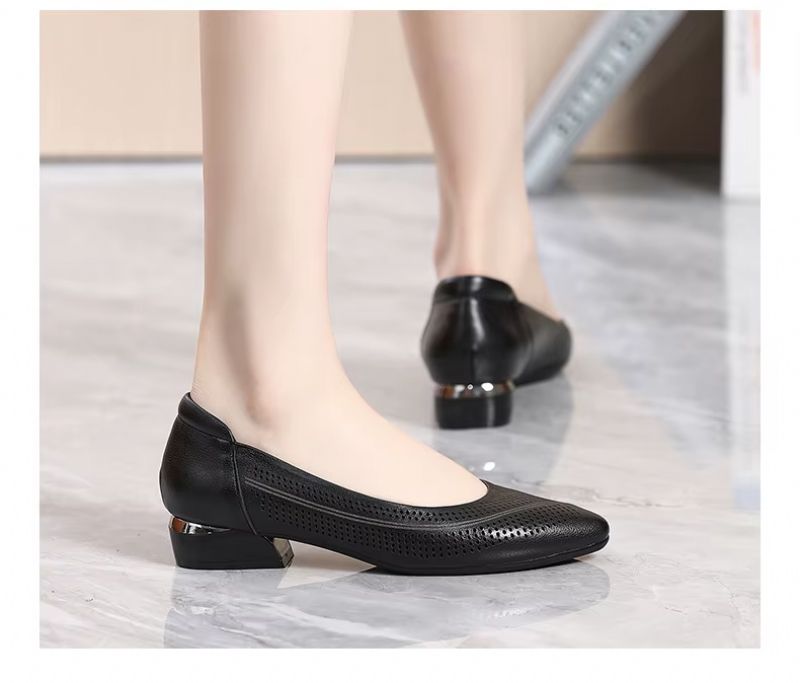 Maria Dames Lage Hak Dress Pump - Zwart