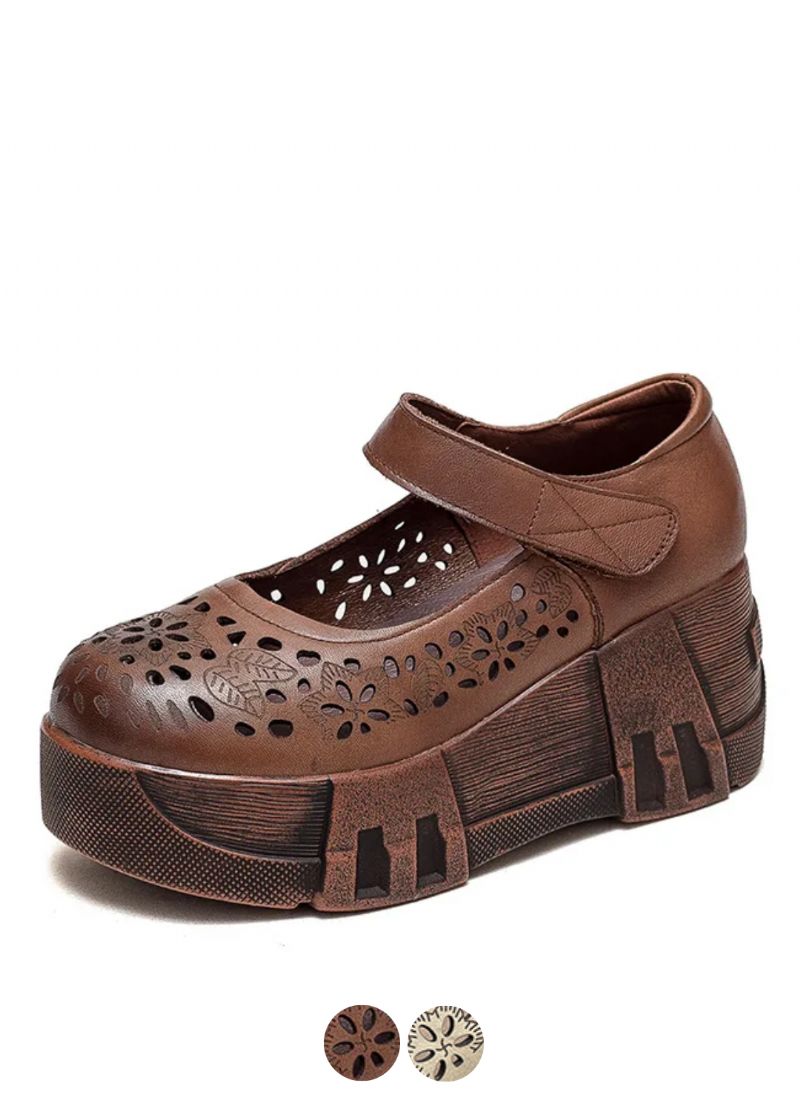 Maria Dames Zomer Platform Wedges Sandalen