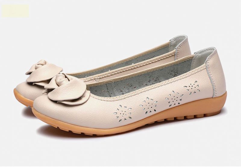 Marian Dames Loafer Schoenen - Beige