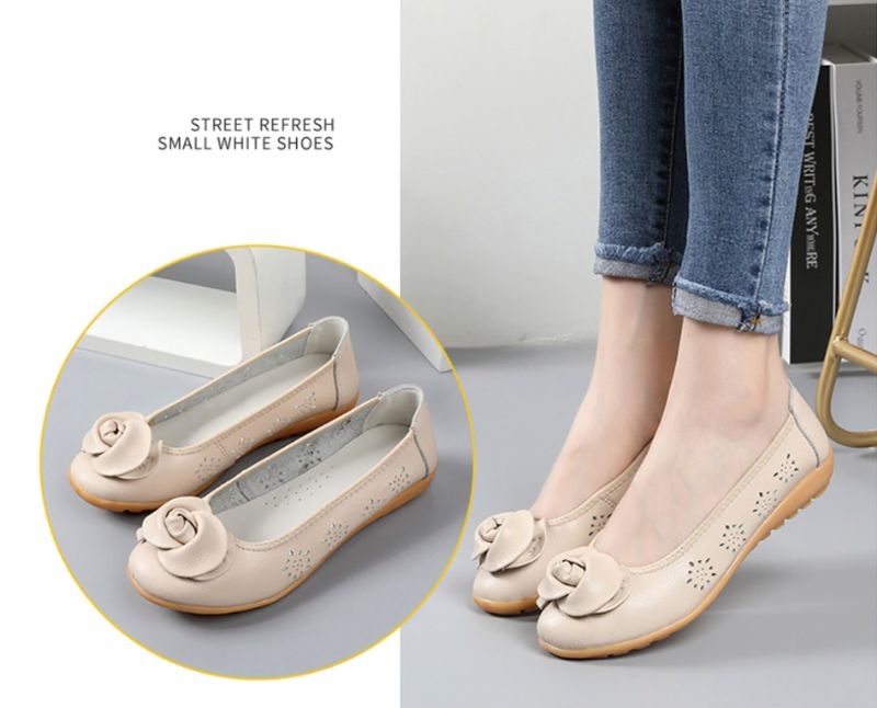 Marian Dames Loafer Schoenen - Beige