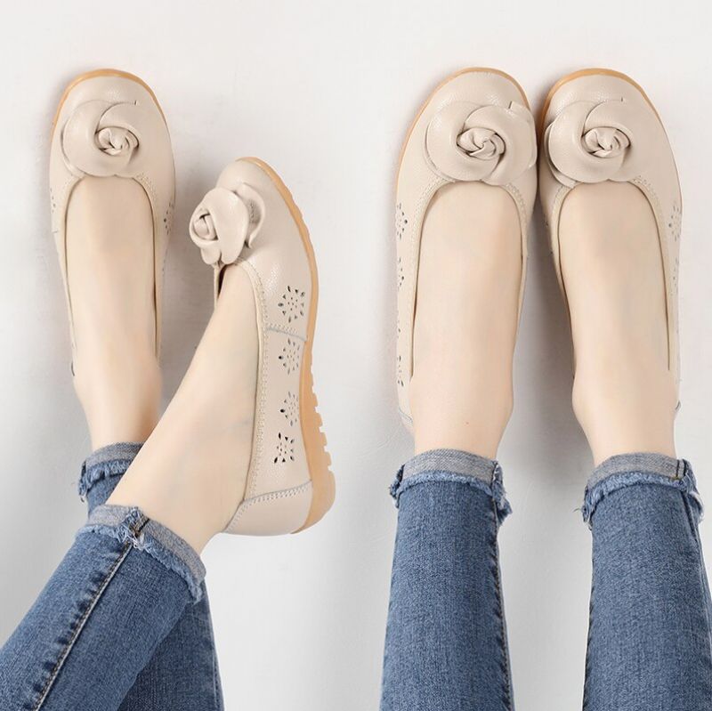 Marian Dames Loafer Schoenen - Beige