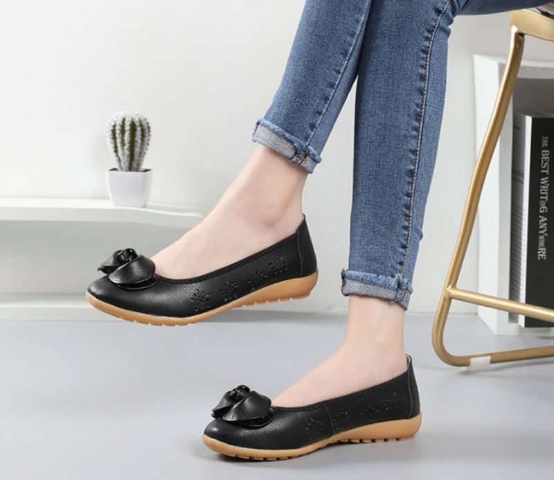 Marian Loafer Zwarte Schoenen Voor Dames - Beige