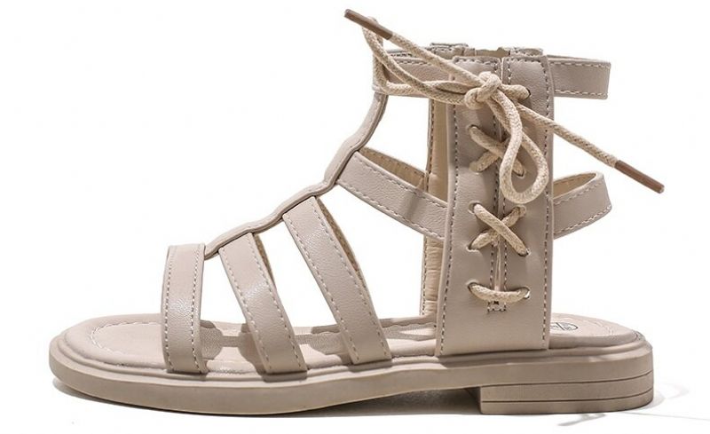 Mariangel Meisjes Gladiator Sandaal - Zwart