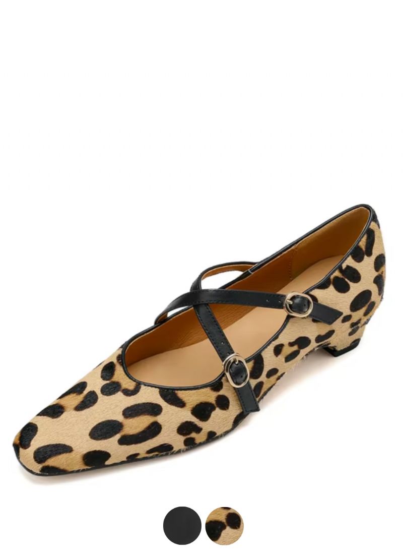 Marie Dames Leren Pumps