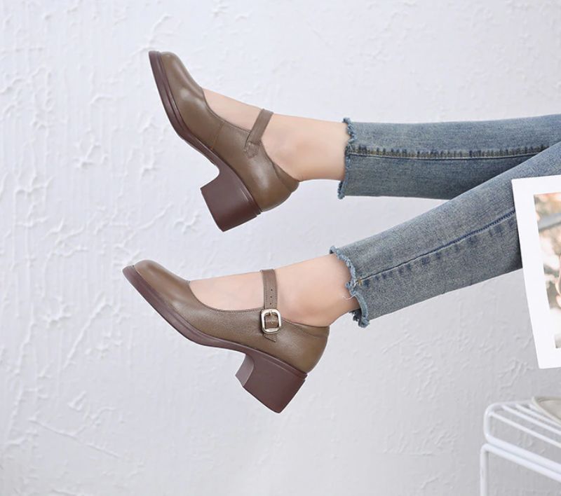 Marie Dames Pumps - Abrikoos