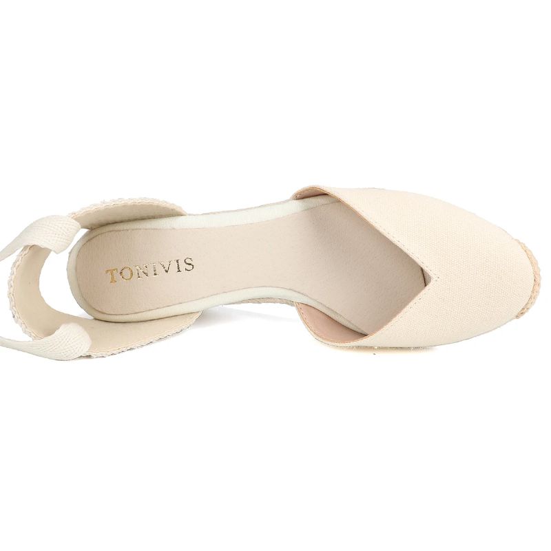 Marina Dames Zomer Wedges - Zwart