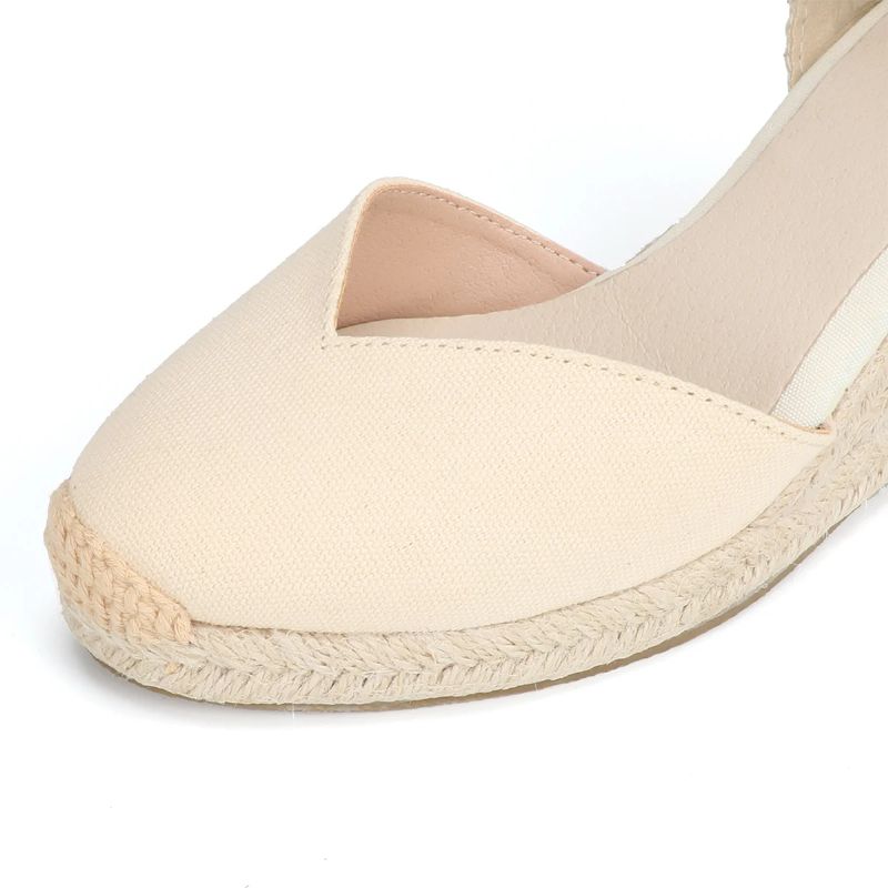 Marina Dames Zomer Wedges - Zwart