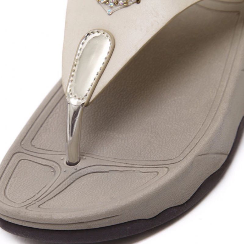 Mariola Damespantoffel Voor Platte Zomer - Khaki