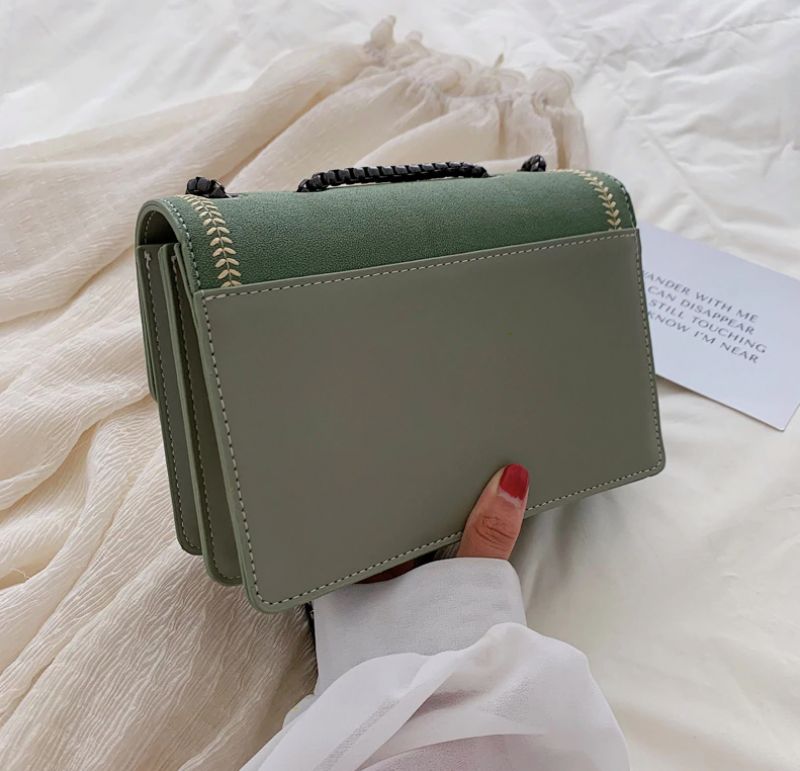 Marlene Handtassen - 28941790-Groen-20cm-x-14cm-x8cm