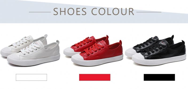 Marley Dames Leren Platte Zwarte Sneaker - Zwart