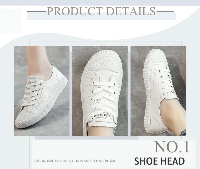 Marley Dames Leren Platte Zwarte Sneaker - Zwart