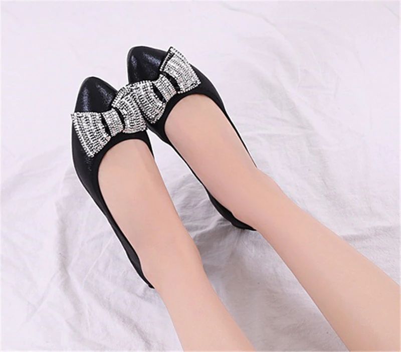 Marnie Dames Platte Schoenen - Zwart