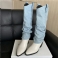 Beige kort pluche