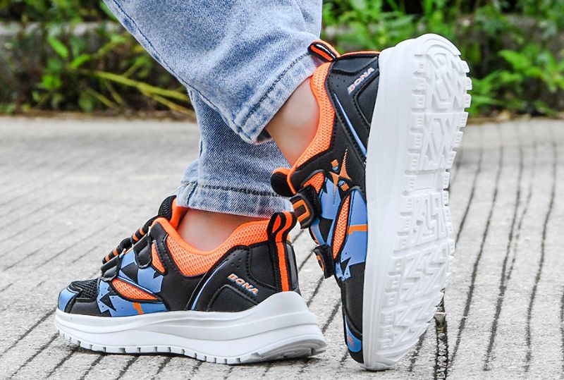 Martins Unisex Casual Sneaker Voor Kinderen - Oranje