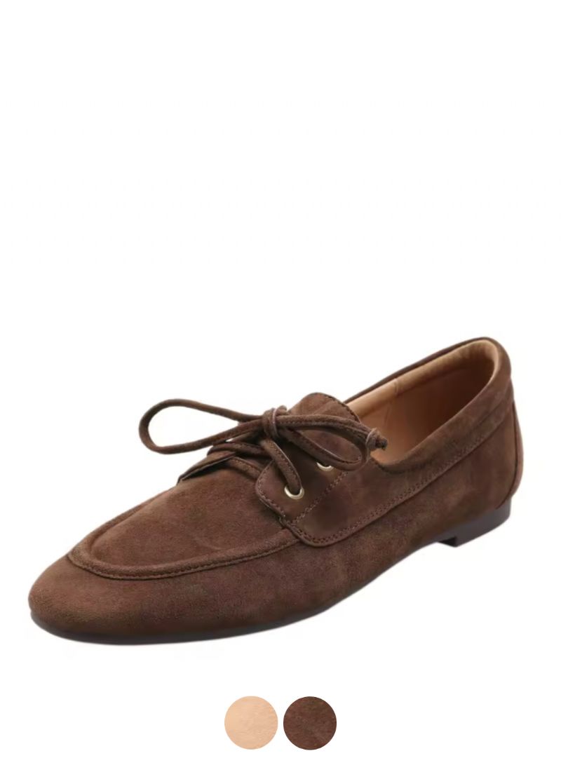 Marty Dames Leren Loafers