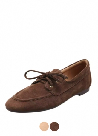 Marty Dames Leren Loafers