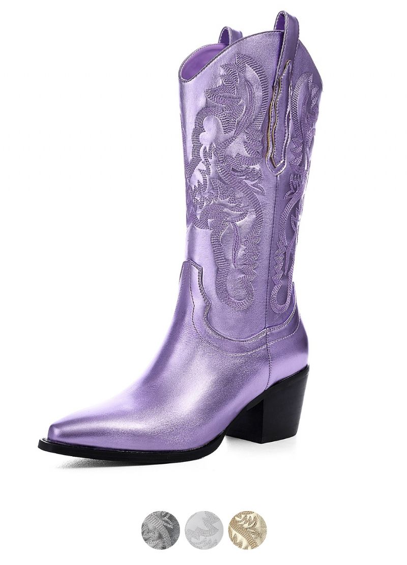 Marty Dames Metallic Cowboy Laarzen