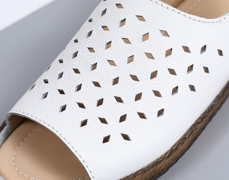 Mary Dames Comfortabele Casual Sandaal - Geel