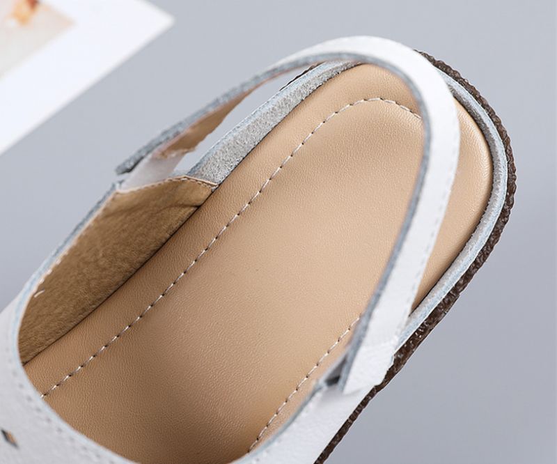 Mary Dames Comfortabele Casual Sandaal - Geel