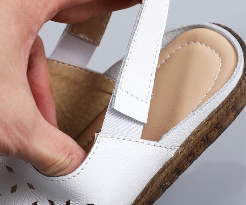 Mary Dames Comfortabele Casual Sandaal - Geel