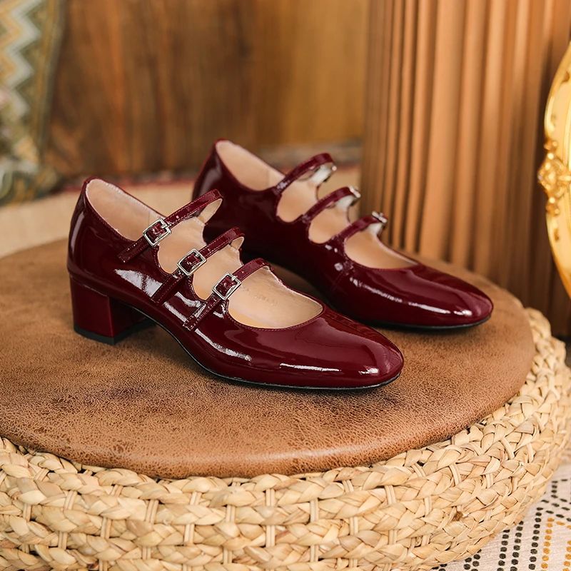 Mary Dames Patent Leather Pumps Schoenen - Zwart