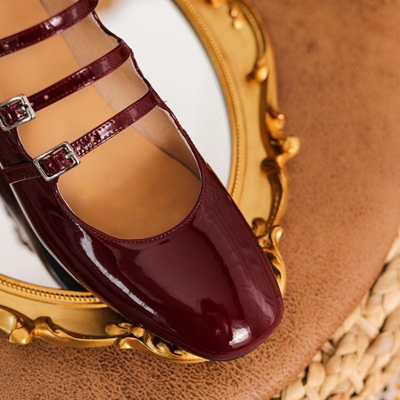 Mary Dames Patent Leather Pumps Schoenen - Zwart