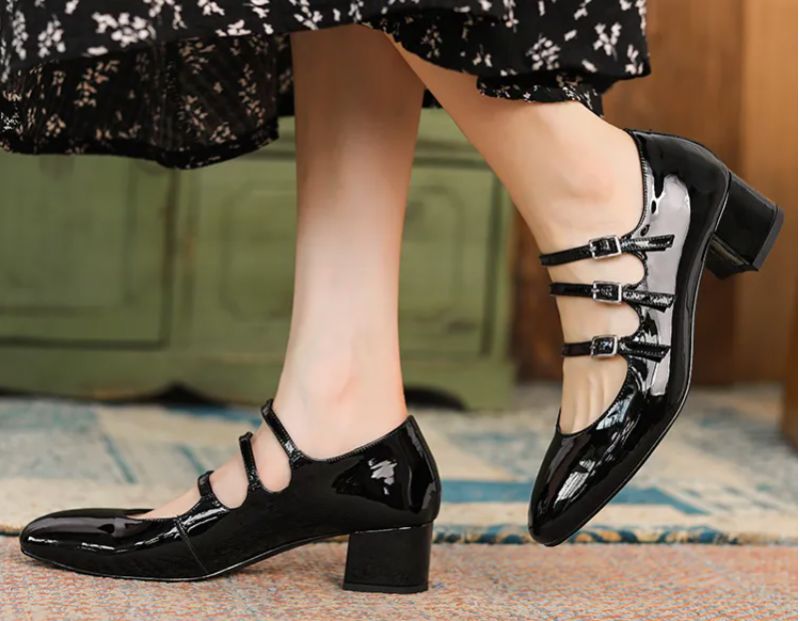 Mary Dames Patent Leather Pumps Schoenen - Zwart