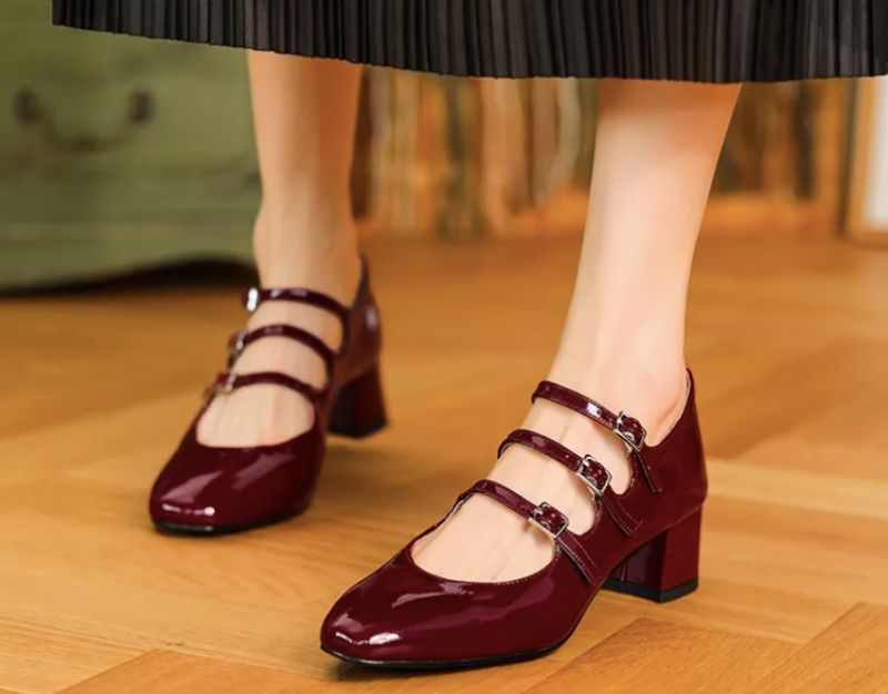 Mary Dames Patent Leather Pumps Schoenen - Zwart