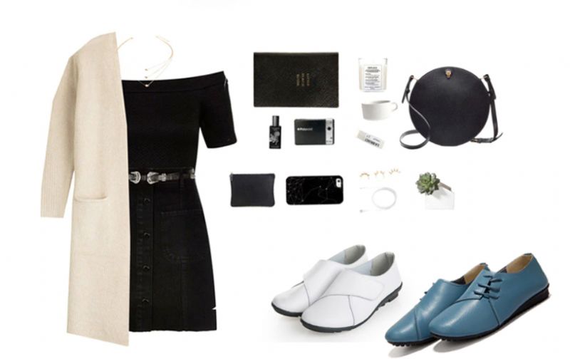 Maryse Dames Loafer Zwarte Schoenen - Geel