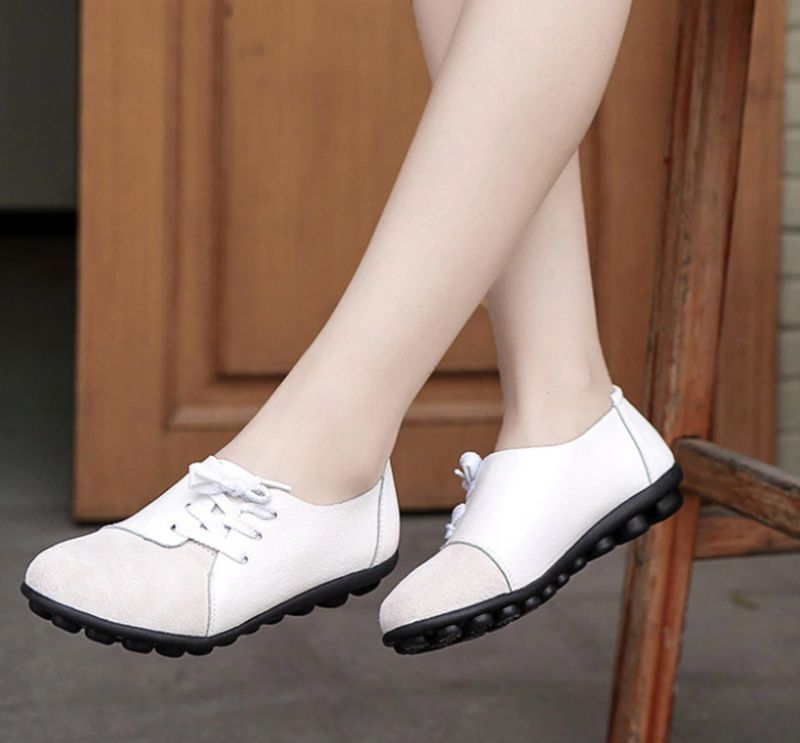 Maryse Dames Loafer Zwarte Schoenen - Geel