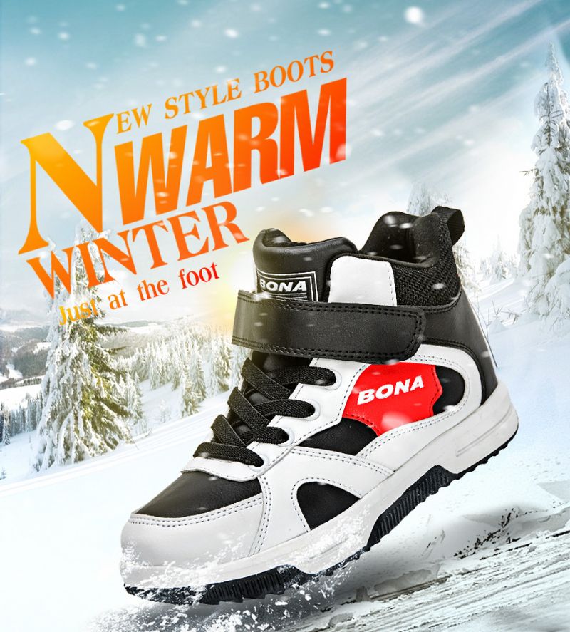 Matic Hoge Sneaker Voor Jongens - Blauw