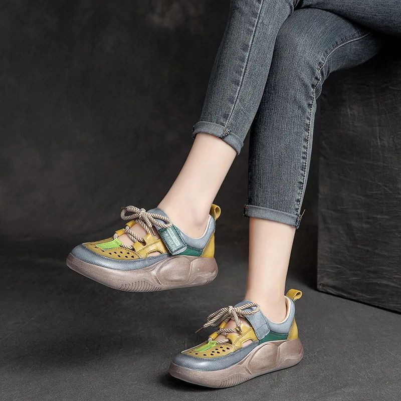 Matilde Dames Hook \u0026 Loop Sneakers - Groen