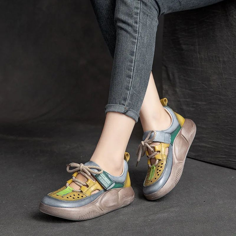 Matilde Dames Hook \u0026 Loop Sneakers - Groen