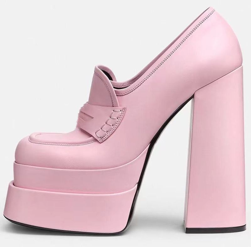 Mau Dames Platform Schoenen - Zwart