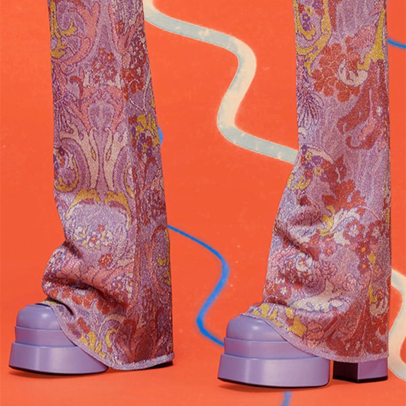 Mau Dames Platform Schoenen - Zwart