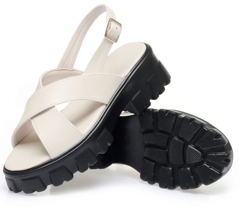 Mau Dames Sandaal - Beige