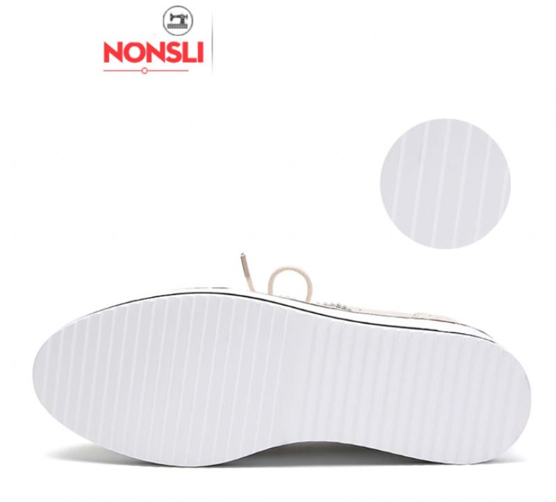 Mau Vrouwen Oxford Leren Schoenen - Zilver