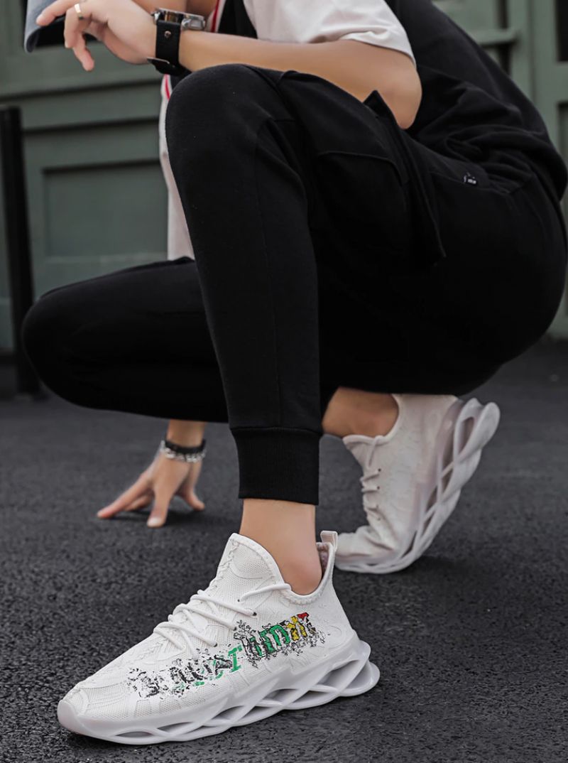 Mauy Heren Hardloopschoenen - Zwart