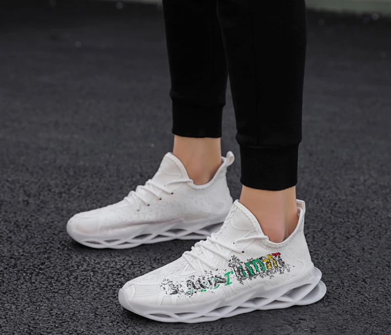 Mauy Heren Hardloopschoenen - Zwart