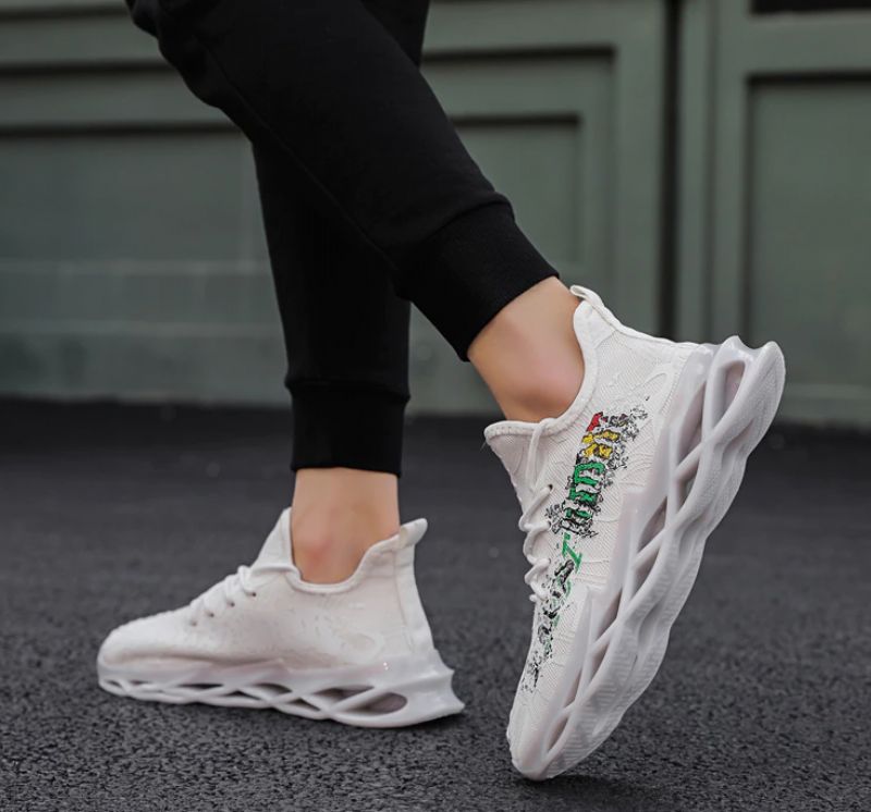 Mauy Heren Hardloopschoenen - Zwart