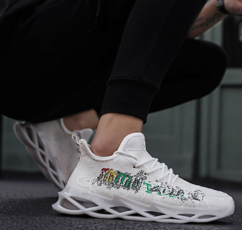 Mauy Heren Hardloopschoenen - Zwart