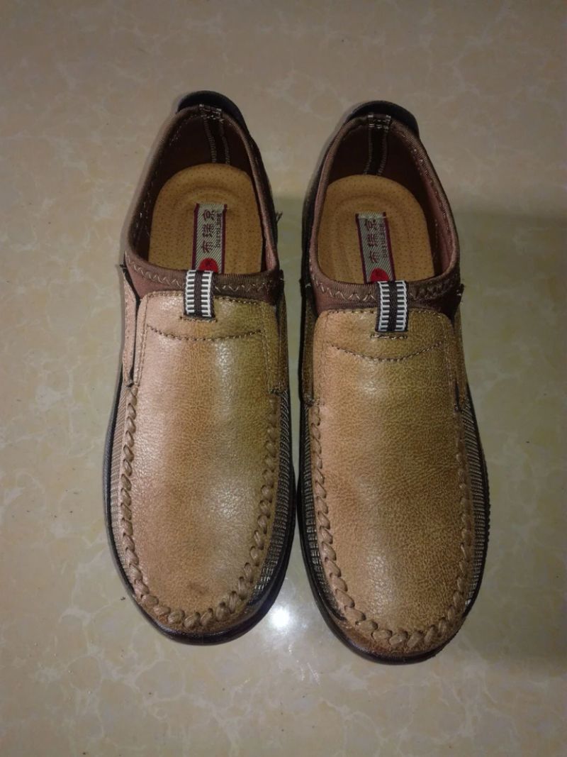 Max Heren Loafers Casual Schoenen - Kameel