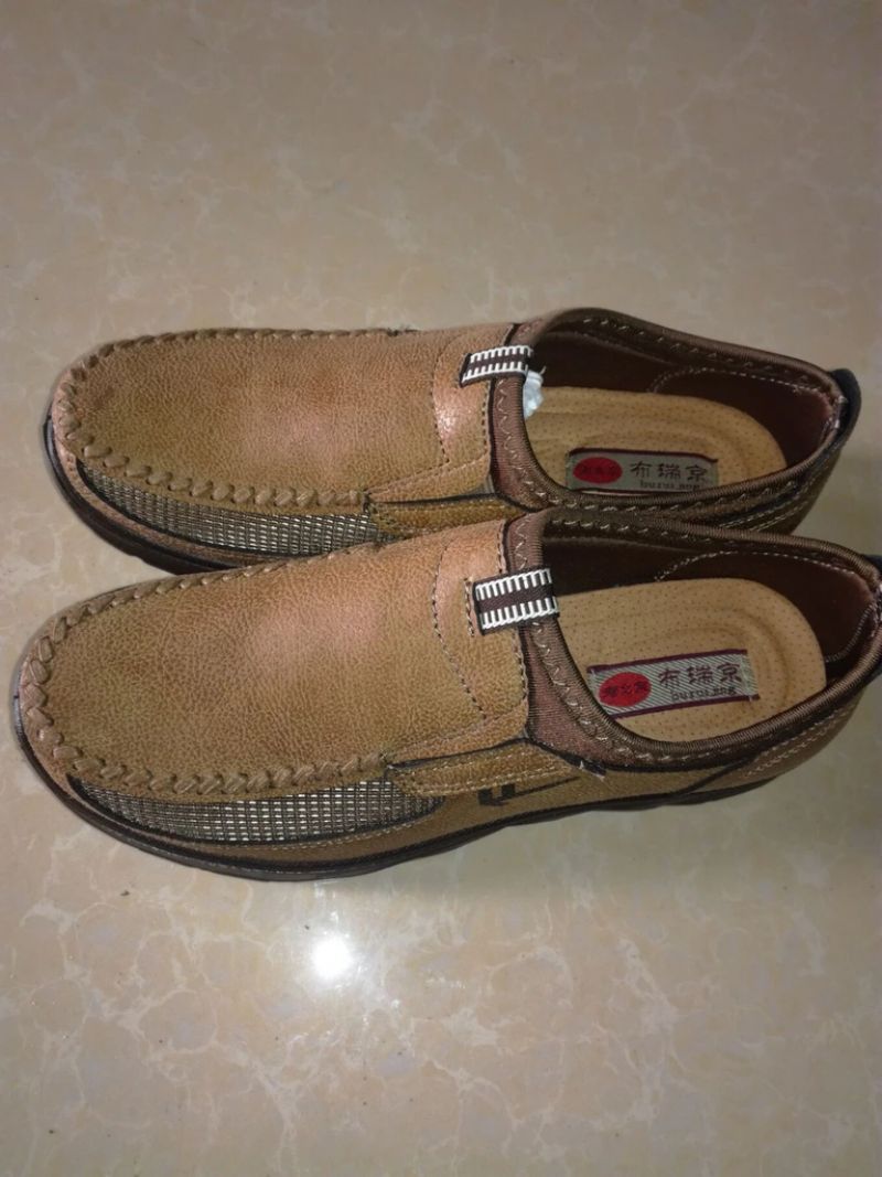Max Heren Loafers Casual Schoenen - Kameel
