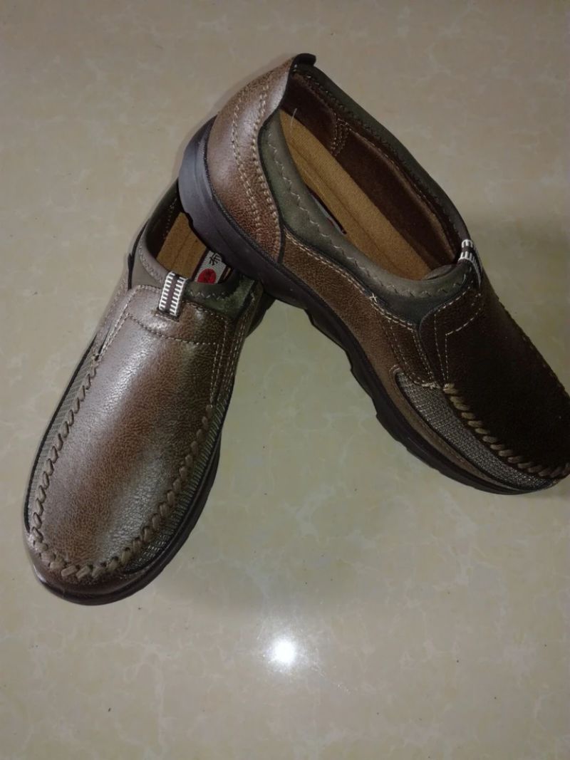 Max Heren Loafers Casual Schoenen - Kameel