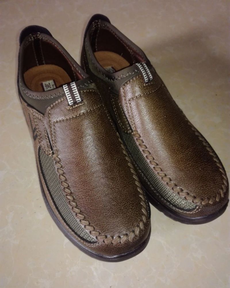 Max Heren Loafers Casual Schoenen - Kameel