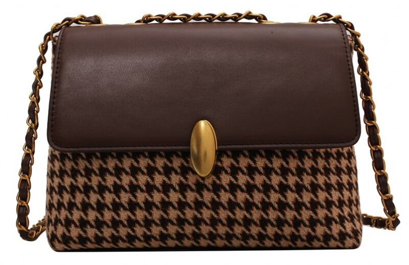 Maybe Dames Kleine Cross Schouder Handtas - Koffie
