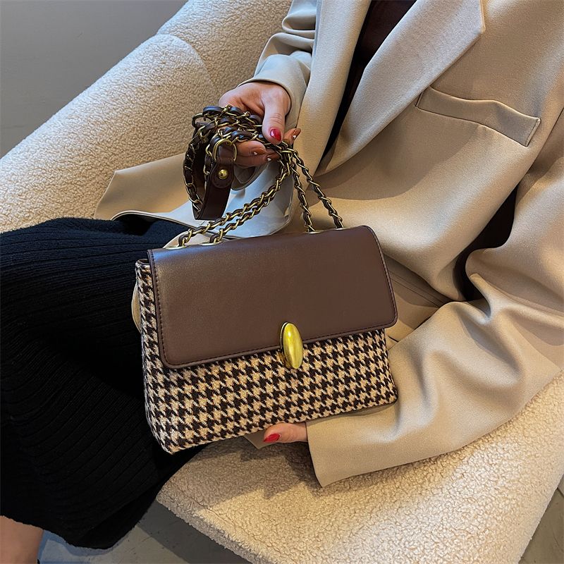 Maybe Dames Kleine Cross Schouder Handtas - Koffie
